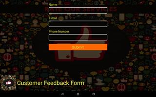 Customer Feedback Form تصوير الشاشة 2