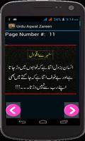 Sunahary Aqwal (Urdu) الملصق