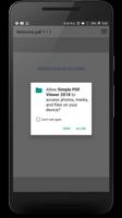 Simple PDF Viewer 2018 capture d'écran 1
