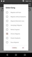 Migraine Soulagement Musique capture d'écran 2