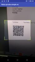 Poster Nota QR code Simple Re: