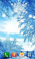 Winter Snow falling captura de pantalla 1