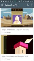 Reigns Free Tips Cheats پوسٹر