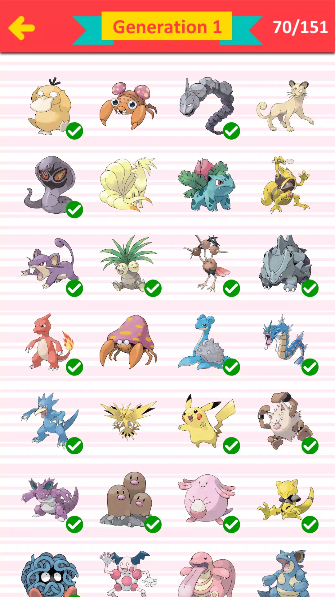 Gen 1 Pokémon Quiz: Can You Name 'em All? - Quizondo