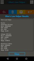 Ohm's Law Helper تصوير الشاشة 3