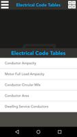 Electrical Code Tables capture d'écran 3