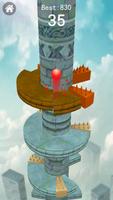 Keep Drop–Helix Ball Jump Tower Games تصوير الشاشة 1
