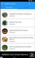 Recipes Spinach 100+ capture d'écran 2