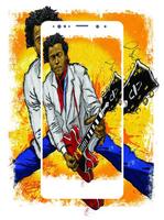 Chuck Berry Wallpaper পোস্টার