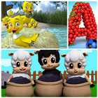 Five Little Ducks 3D More Nursery Rhymes videos-icoon