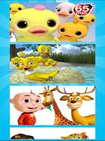 Five Little Ducks 3D More Nursery Rhymes videos スクリーンショット 1