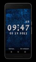 Ice Clock Live Wallpaper โปสเตอร์