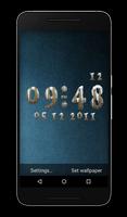 برنامه‌نما Ice Clock Live Wallpaper عکس از صفحه