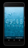 Ice Clock Live Wallpaper captura de pantalla 2