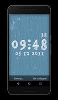 Ice Clock Live Wallpaper capture d'écran 3