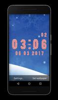 Christmas Clock Live Wallpaper تصوير الشاشة 2