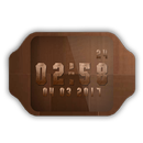 Copper Metal Clock Live Wallpaper-APK