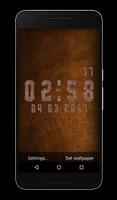 Copper Metal Clock Live Wallpaper स्क्रीनशॉट 2