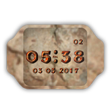 Stone Clock Live Wallpaper