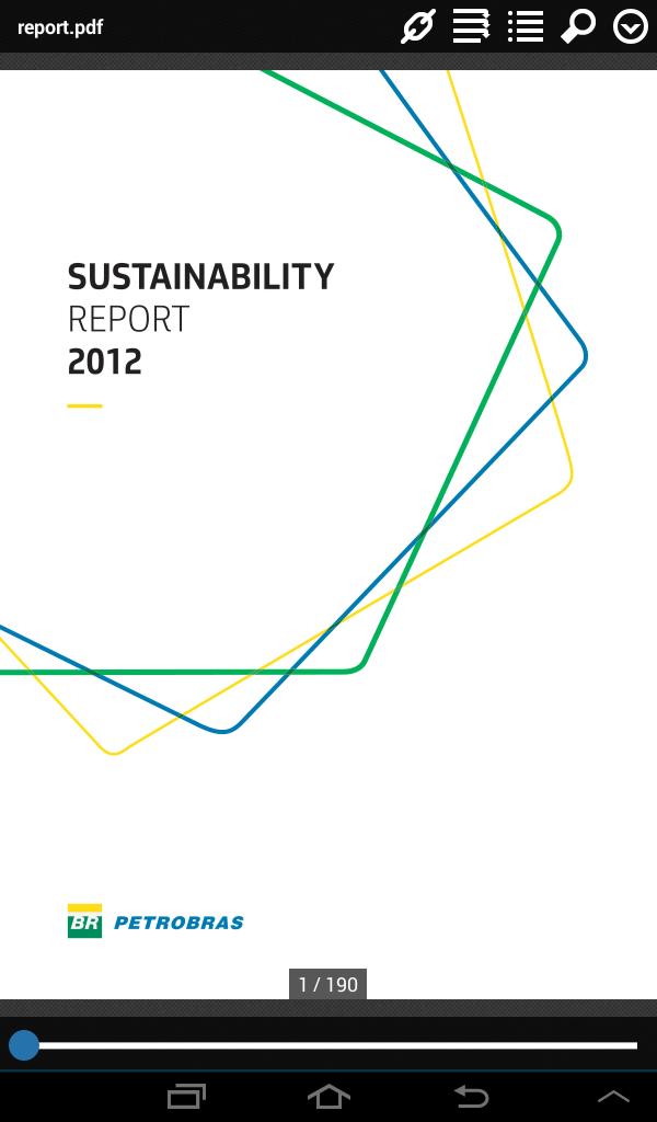 Android 2012. Slideshow 2012 APK. Sustainability report