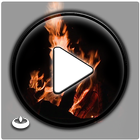 ikon Burning Campfire Crackling