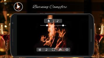 Burning Campfire Crackling poster