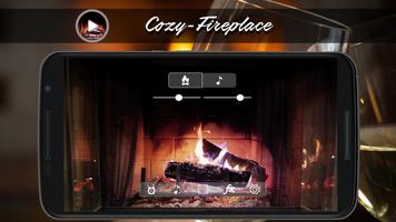 Cozy-fireplace poster