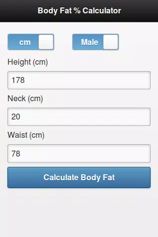 Navy Body Fat Calculator
