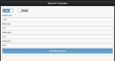 Body Fat Percentage Calculator screenshot 2