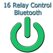 Tarjeta control 16 relevadores bluetooth