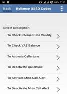 Reliance USSD Codes capture d'écran 1