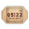 Wood Clock Live Wallpaper APK