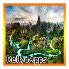 beautiful landscape icon