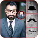 Mustaches and Sunglasses Photo Editor ikon