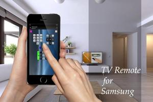 TV remote control for Samsung Affiche