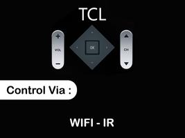 Remote control for tcl tv الملصق