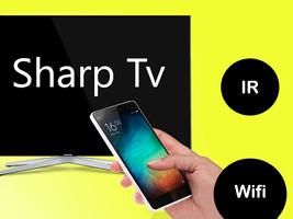 Remote control for sharp tv poster