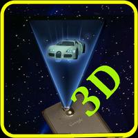 Hologram 3D Simulator Poster