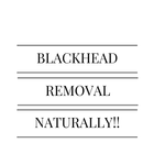 Blackhead Removal Naturally icône