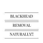 Blackhead Removal Naturally icono
