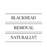 Blackhead Removal Naturally icône