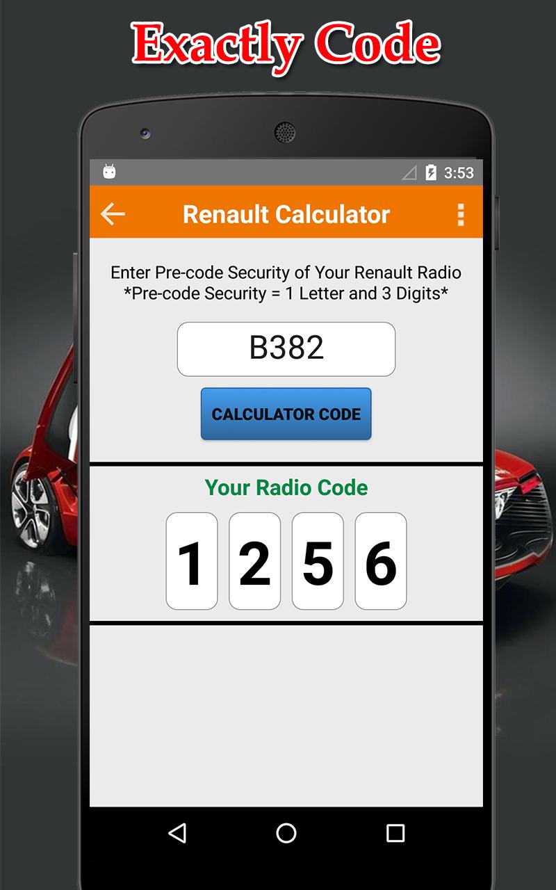 Renault Codice Radio for Android - APK Download - 