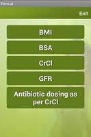 Rencal Antibiotic Dose Calc. capture d'écran 1