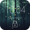 Fireflies Lock Screen