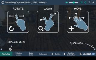 Gutenberg's press 3D Poster