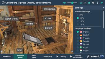 Gutenberg's press 3D capture d'écran 1