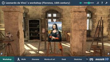 Leonardo's workshop VR 3D poster