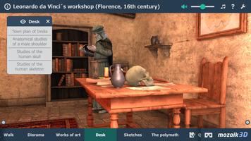 Leonardo's workshop VR 3D imagem de tela 2