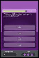 Theme Park Trivia capture d'écran 1