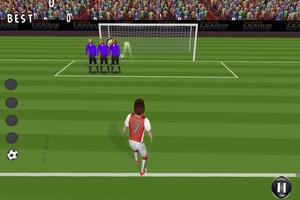 Flick Shoot Soccer Penalty 3D capture d'écran 1